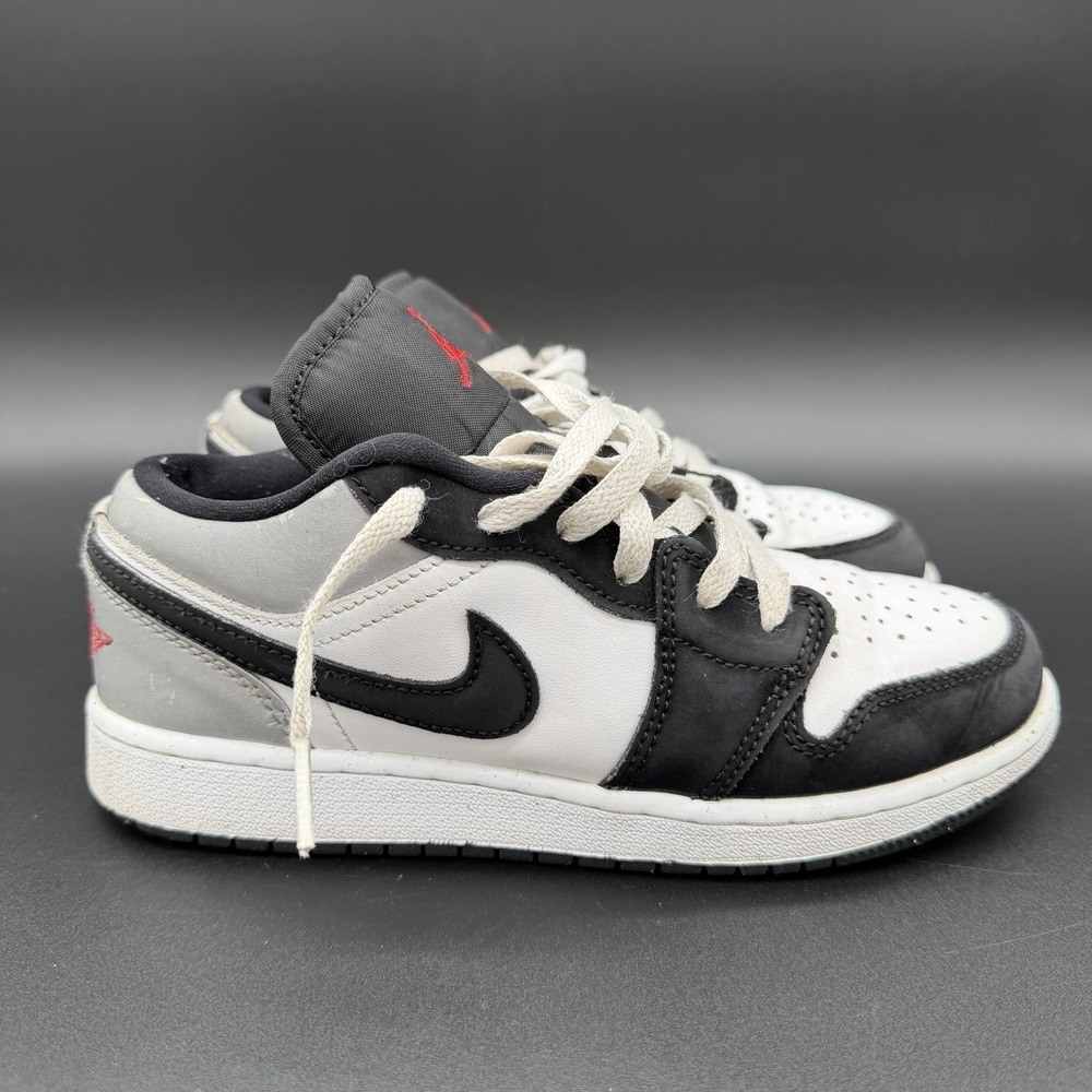 Jordan 1 Low SE White/Fire Red-Black (HF3188 106) Big Kids Size 4y